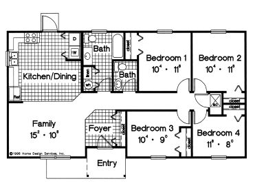 Floor Plan, 043H-0011