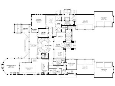 1st Floor Plan, 064H-0146