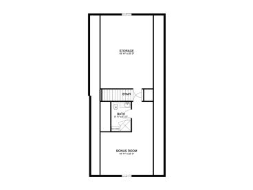 2nd Floor Plan, 065H-0081