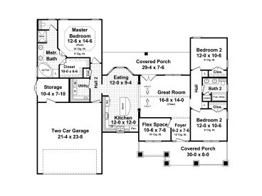 Floor Plan, 001H-0125