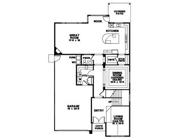1st Floor Plan, 024H-0002