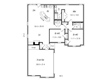 Floor Plan, 061H-0029