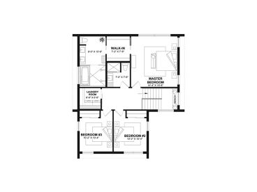 2nd Floor Plan, 027H-0568