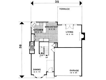 1st Floor Plan, 007H-0053