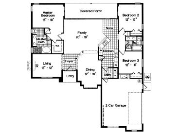 Floor Plan, 043H-0087
