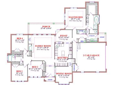 Floor Plan, 073H-0045