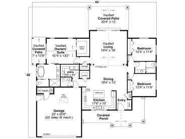 Floor Plan, 051H-0383
