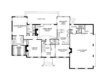 1st Floor Plan, 063H-0200