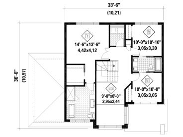 2nd Floor Plan, 072H-0258