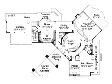 1st Floor Plan, 051H-0083