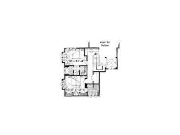 2nd Floor Plan, 066H-0024