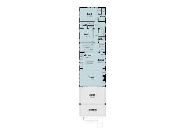 1st Floor Plan, 052H-0155