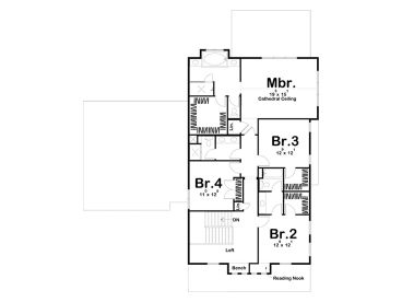 2nd Floor Plan, 050H-0256