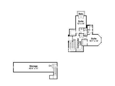 2nd Floor Plan, 051H-0037