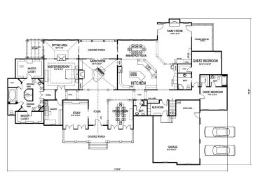 1st Floor Plan, 058H-0047