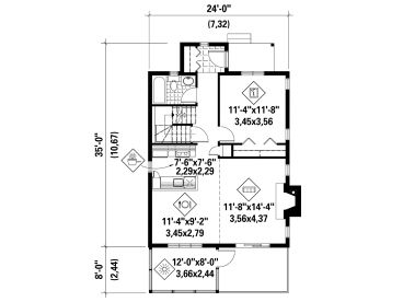 1st Floor Plan, 072H-0209