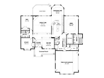 1st Floor Plan, 014H-0083