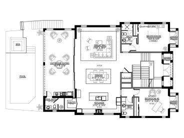 2nd Floor Plan, 070H-0070