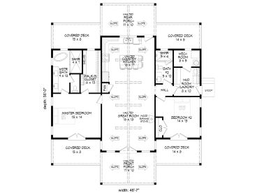 Floor Plan, 062H-0474