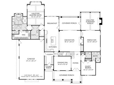 1st Floor Plan, 086H-0012