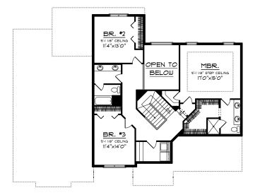 2nd Floor Plan, 020H-0417