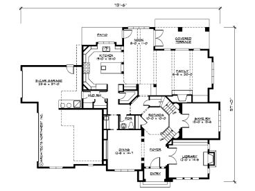 1st Floor Plan, 035H-0068