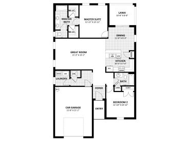 Floor Plan, 064H-0153