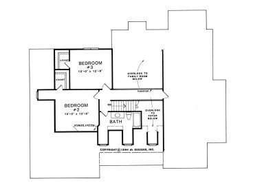 2nd Floor Plan, 019H-0012
