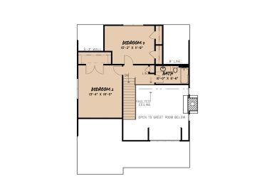 2nd Floor Plan, 074H-0091