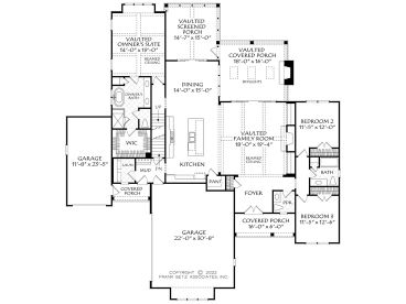 1st Floor Plan, 086H-0121