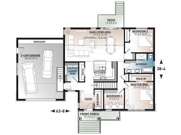 Floor Plan, 027H-0526