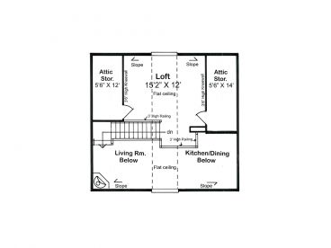 2nd Floor Plan, 047H-0036