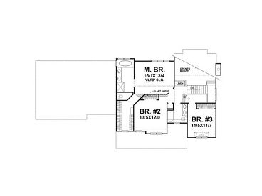 2nd Floor Plan, 016H-0045
