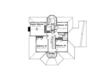 2nd Floor Plan, 047H-0032