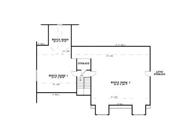 2nd Floor Plan, 025H-0208