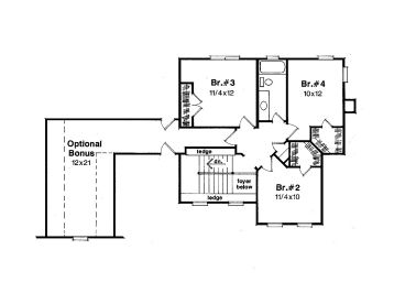 2nd Floor Plan, 030H-0064