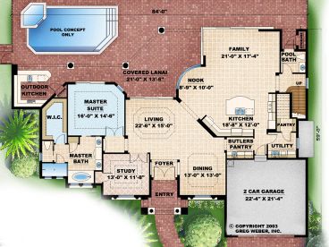 1st Floor Plan, 040H-0025
