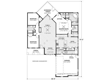 1st Floor Plan, 007H0041