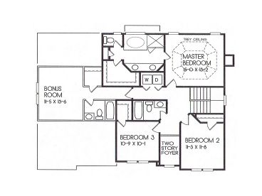 2nd Floor Plan, 045H-0014