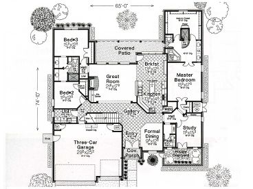 1st Floor Plan, 002H-0042
