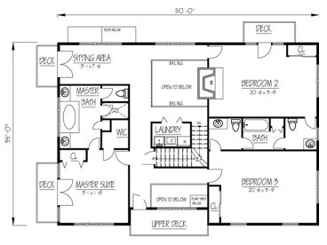 2nd Floor Plan, 068H-0030