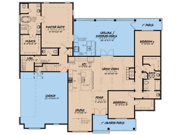 1st Floor Plan, 074H-0052