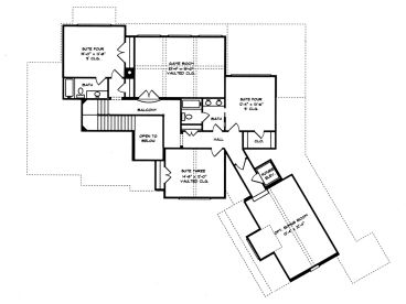 2nd Floor Plan, 029H-0042