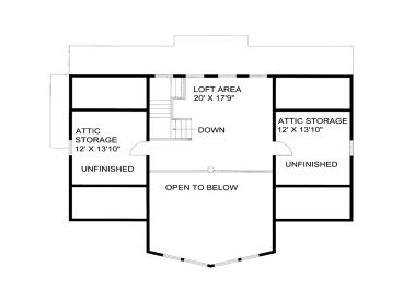 2nd Floor Plan, 012H-0201