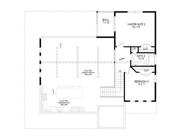 2nd Floor Plan, 062H-0252