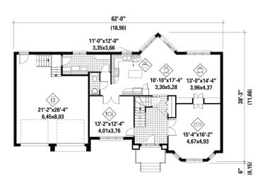1st Floor Plan, 072H-0127