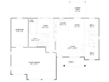 Floor Plan, 083H-0010