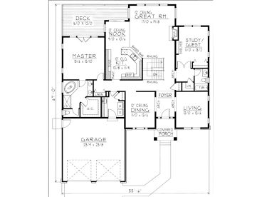 Floor Plan, 018H-0011