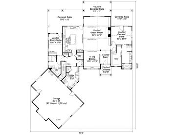 1st Floor Plan, 051H-0355
