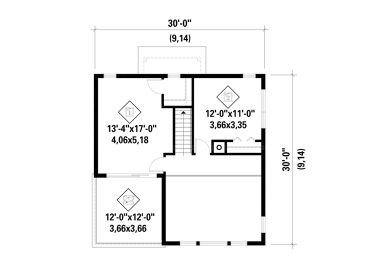2nd Floor Plan, 072H-0221